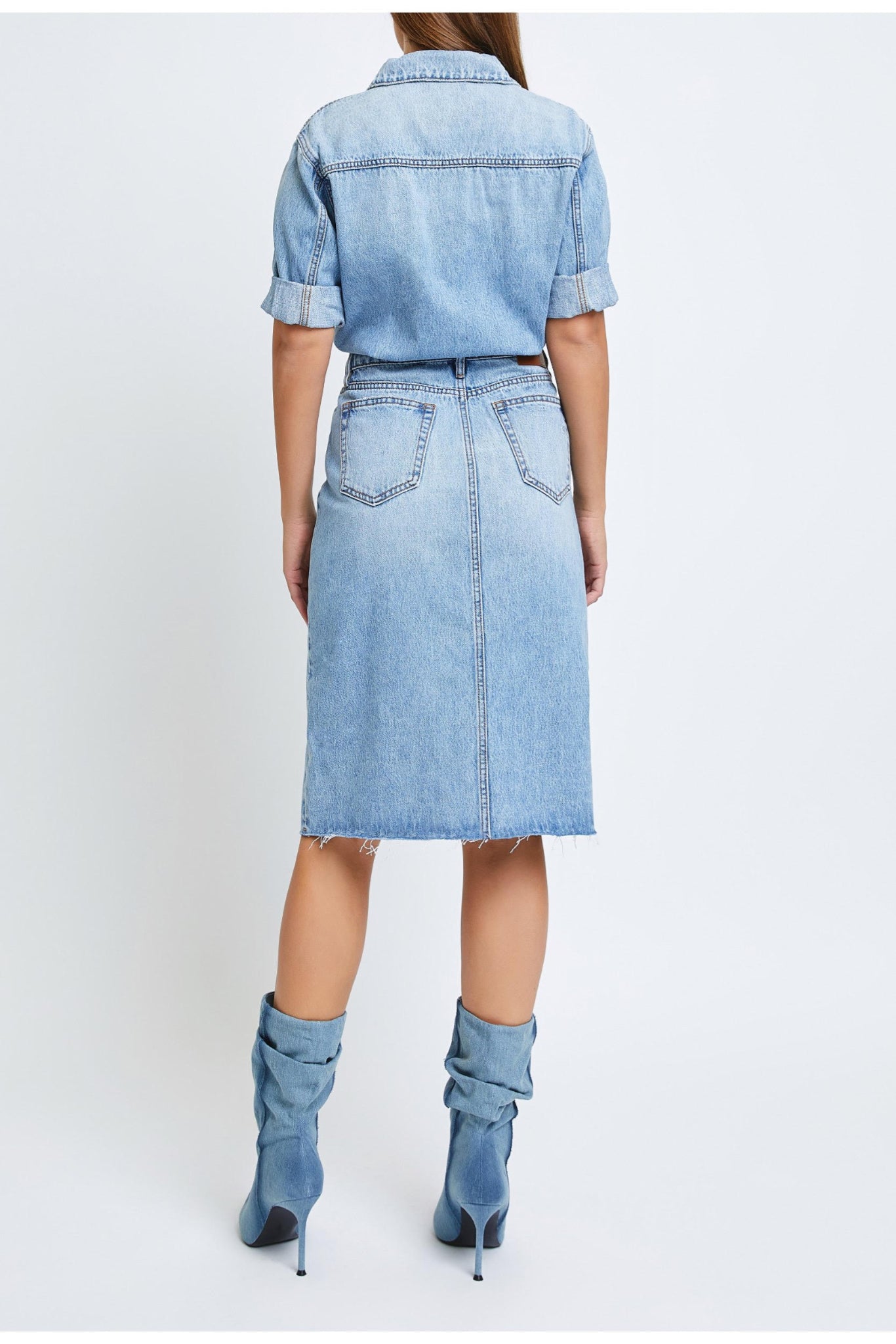 Denim Shirt Dress