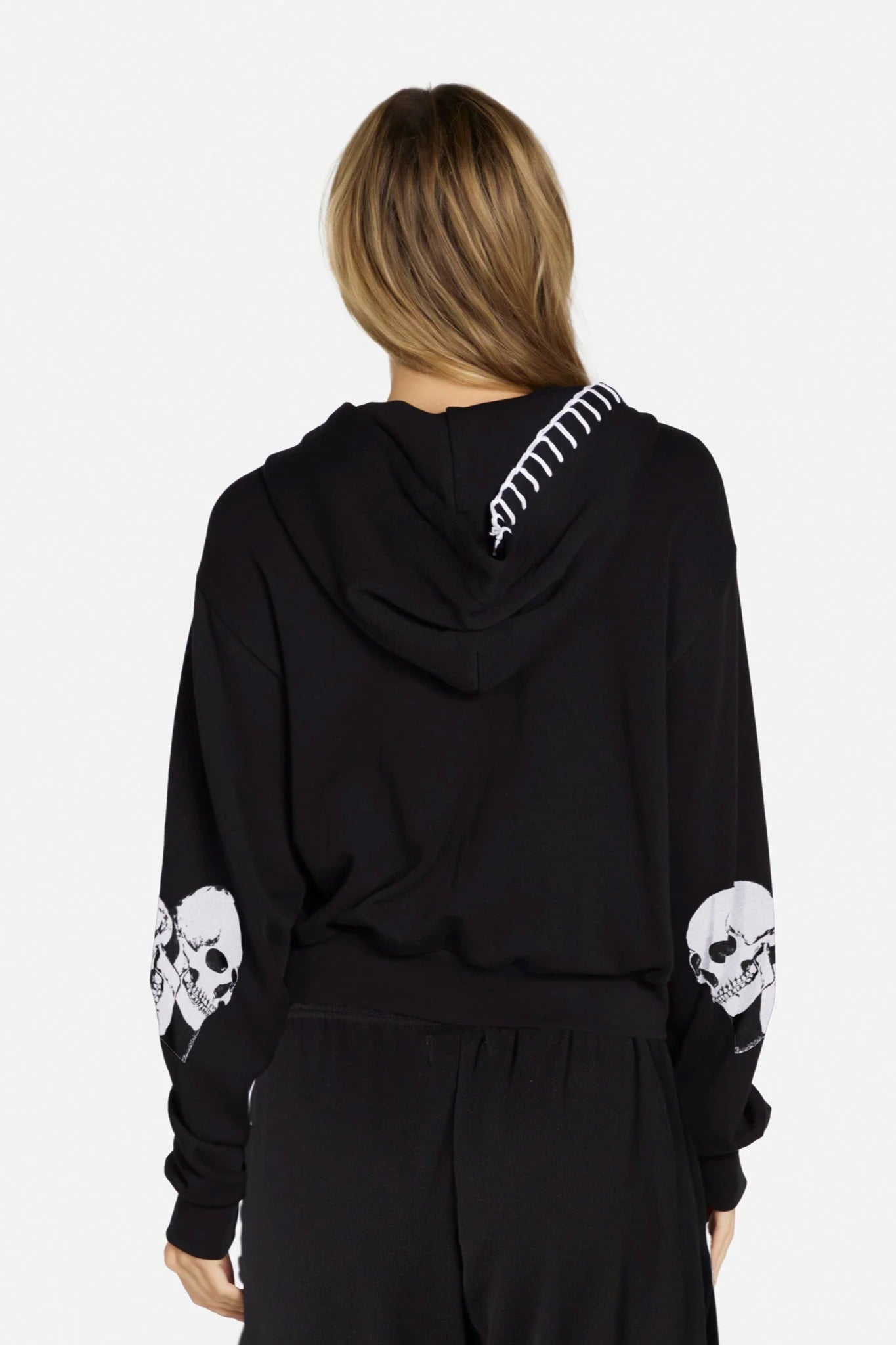 Lachelle Skull Heart Zip Hood