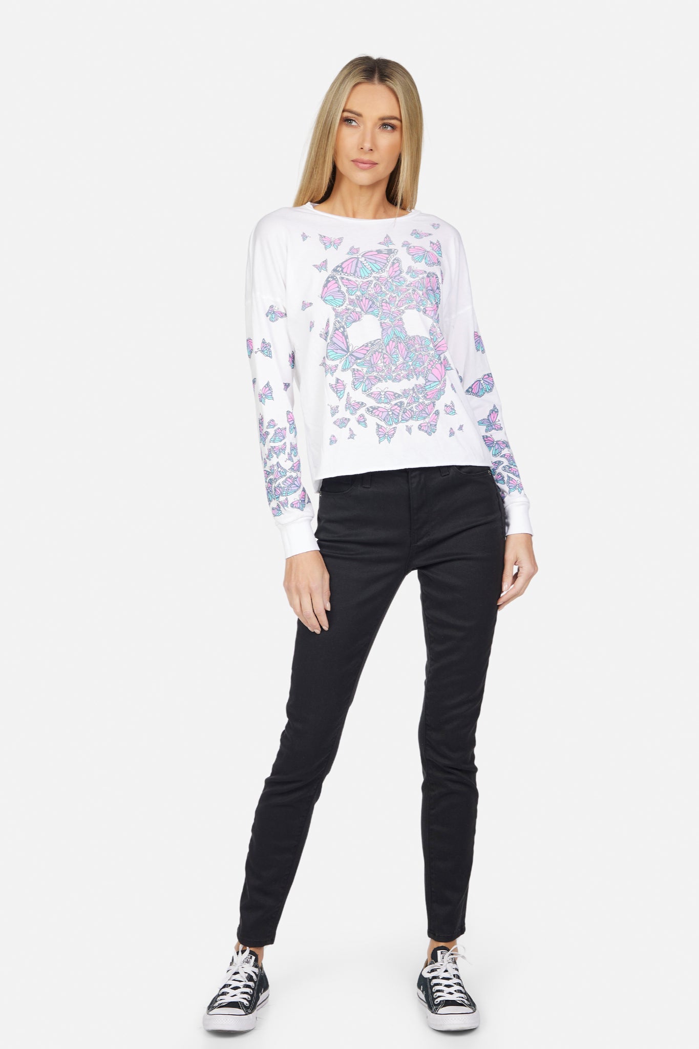 Luella Butterfly Skull Tee