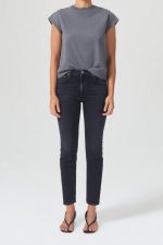 Rubis Glow Mid Rise Slim Crop