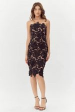 South Woven Lace Tube Dress - Image 3