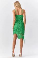 Sunflower Symmetry Crochet Lace Dress - Image 2