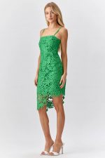 Sunflower Symmetry Crochet Lace Dress - Image 6