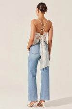Violet Quantum Floral Top - Image 6