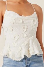 Violet Quantum Floral Top - Image 3