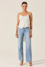 Violet Quantum Floral Top - Image 5