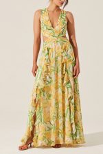 Soft Print Maxi Dress