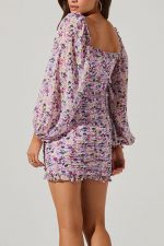 Malachite Skirt Print Dress - Image 4