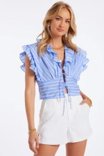 Orchidea Rush Ruffle Top