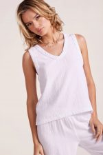 Courant Flow Neck Gauze Tank - Image 3