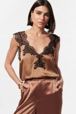 Pizzo Flow Lace Trim Cami