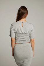 Manor Drift Heather Grey Tee - Image 2
