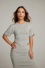 Manor Drift Heather Grey Tee - Image 6
