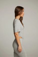 Manor Drift Heather Grey Tee - Image 7
