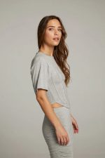 Manor Drift Heather Grey Tee - Image 3