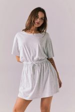 Taffetas Wave Drawstring Dress - Image 6