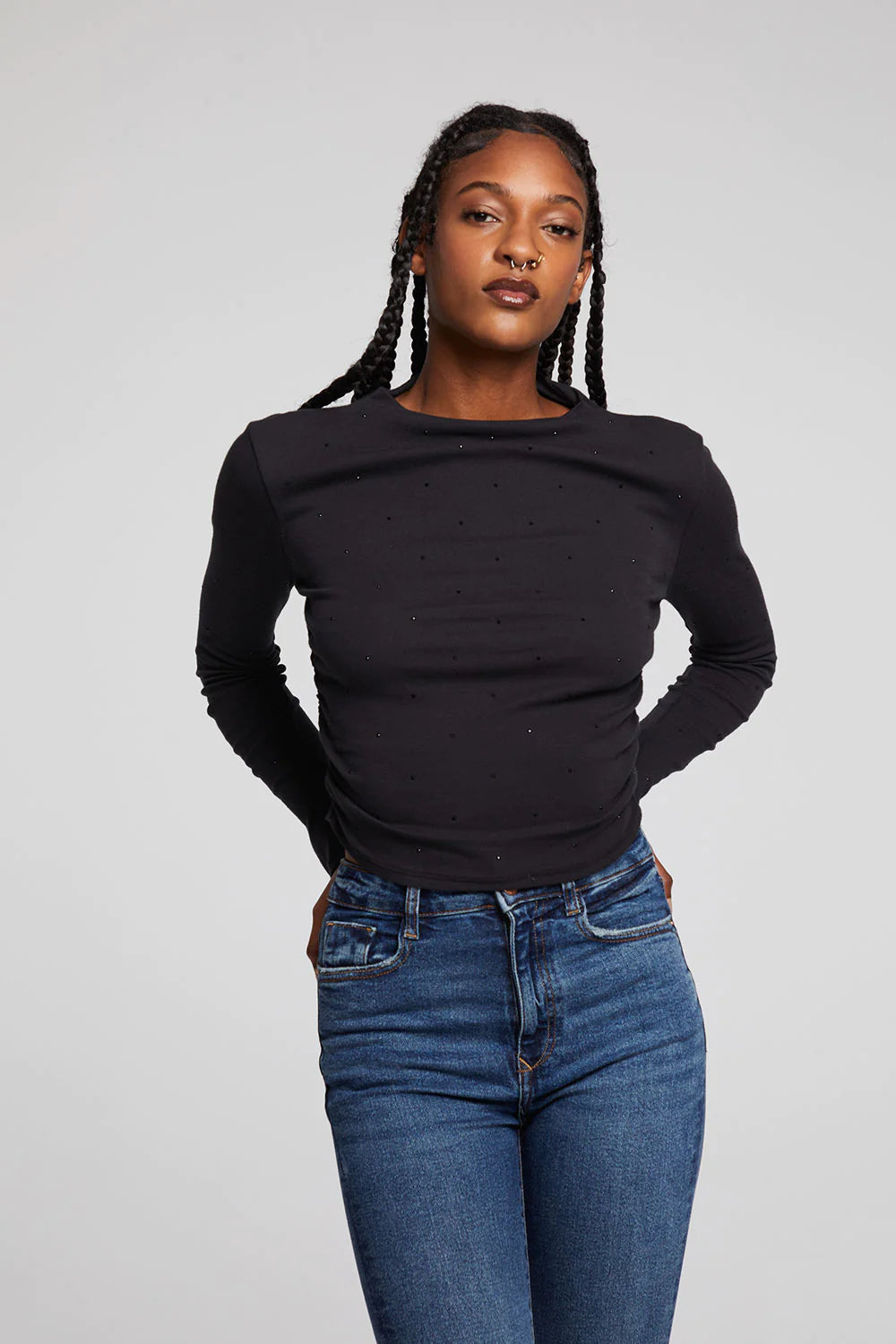 Thyme Pulse Shirred Top - Image 2