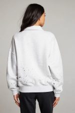 Amore York Splatter Paint Half Zip - Image 2