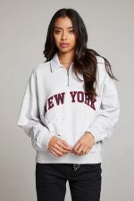 Amore York Splatter Paint Half Zip