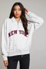 Amore York Splatter Paint Half Zip - Image 4