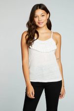 Amore Drift Ruffle Tank