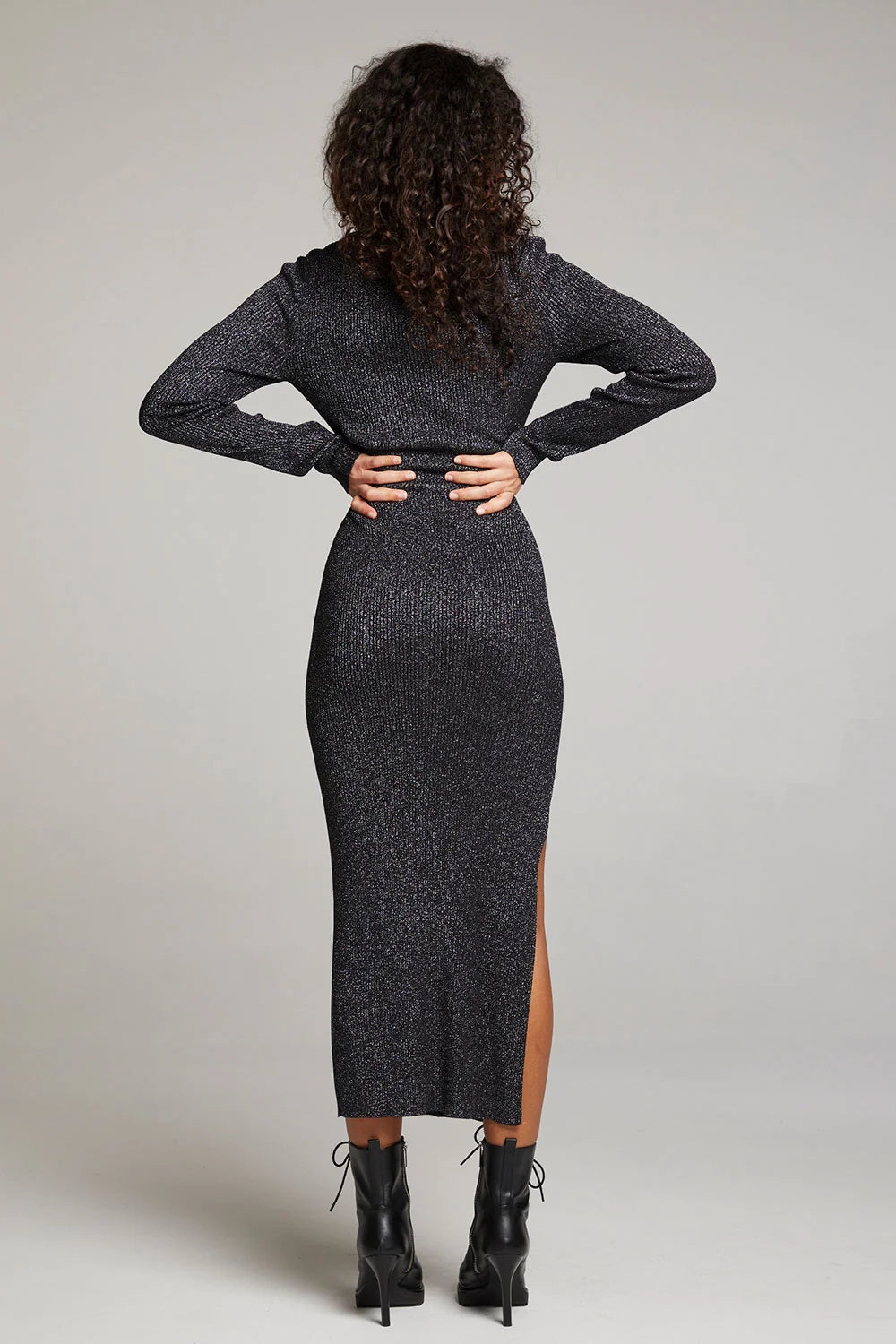 Might Licorice Midi Dress - Image 3