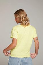Satén V-Neck Tee - Image 5
