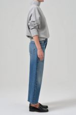 Jade Raw Hem Crop - Image 5
