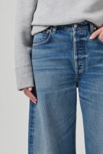 Jade Raw Hem Crop - Image 4