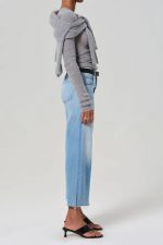 Folio Aura Wide Leg Crop Jean - Image 3