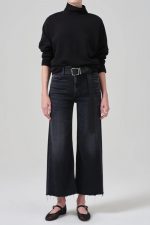 Folio Aura Wide Leg Crop Jean - Image 5
