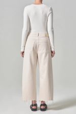 Jade Raw Hem Crop - Image 2