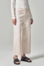 Jade Raw Hem Crop - Image 4