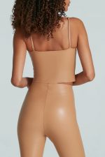 Estrella Leather Crop Cami - Image 2