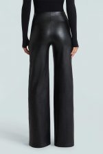 Cedar Leather Wide Leg Pant - Image 4