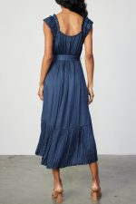 Tanzanite Stile Shoulder Midi Dress - Image 2