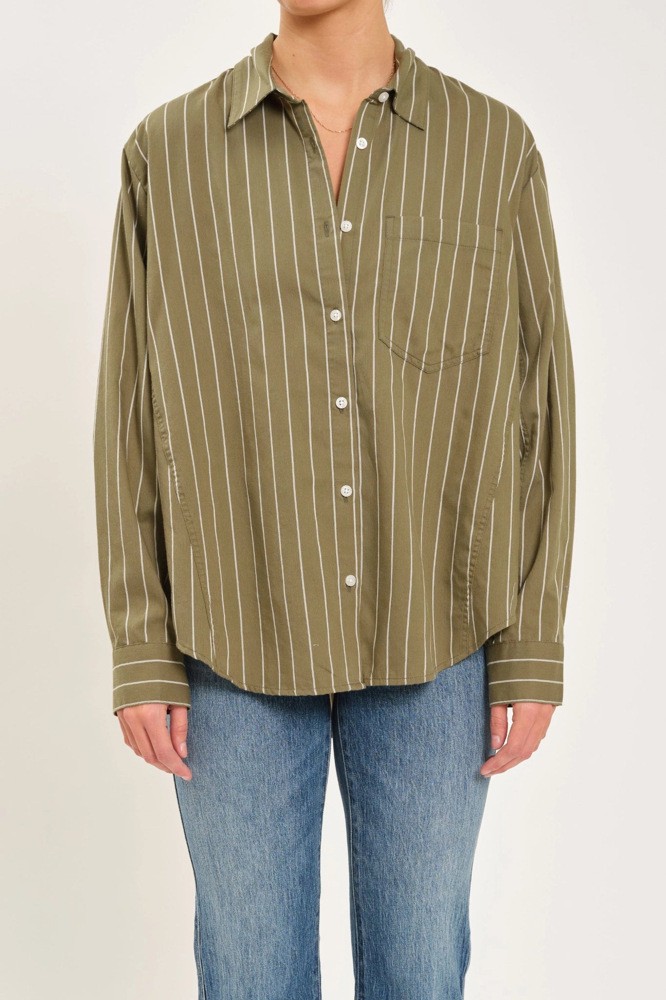 Fortuna Boyfriend Button Up Shirt