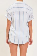 Tesoro Boyfriend Stripe Shirt - Image 2