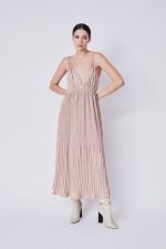 Tessellation Pleat Maxi Dress - Image 2