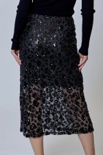 Zaffiro Leopard Midi Skirt - Image 3