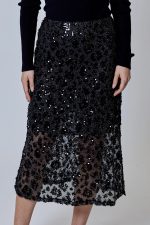 Zaffiro Leopard Midi Skirt - Image 6