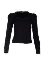 Moda Lumina Ruffle Trim Top - Image 3