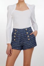 Moda Lumina Ruffle Trim Top - Image 2
