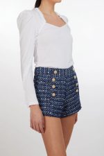 Moda Lumina Ruffle Trim Top - Image 6