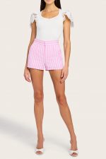 Hibiscus Lace Sleeve Top - Image 4