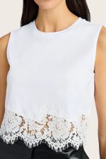 Tesoro Lace Mix Top - Image 6