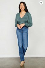 Fortuna V Neck Top - Image 4