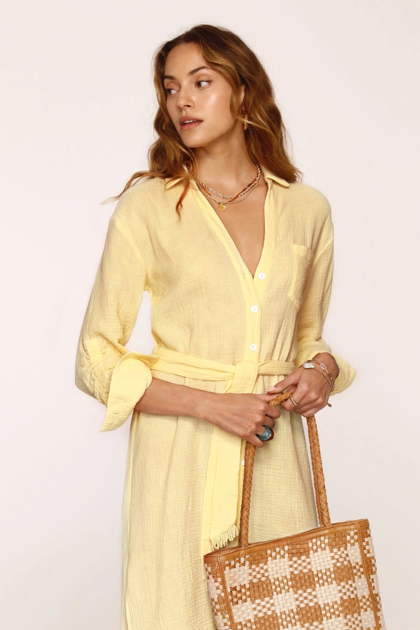 Topacio Button Down Dress Topacio Button Down Dress - Image 1