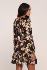 Onyx Floral Dress - Image 2