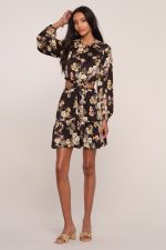 Onyx Floral Dress - Image 3